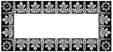 A Wild West style font called Acanthus Border from the Walden Font Co. It is part of the Wild West Press set of fonts.